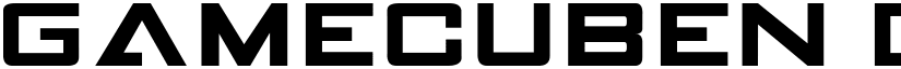 GAMECUBEN DualSet font