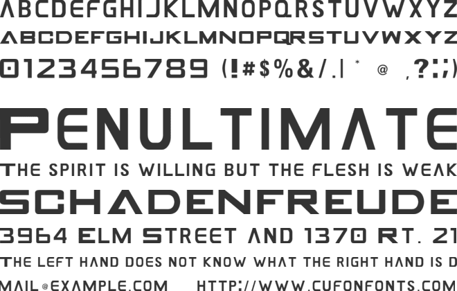 GAMECUBEN font preview