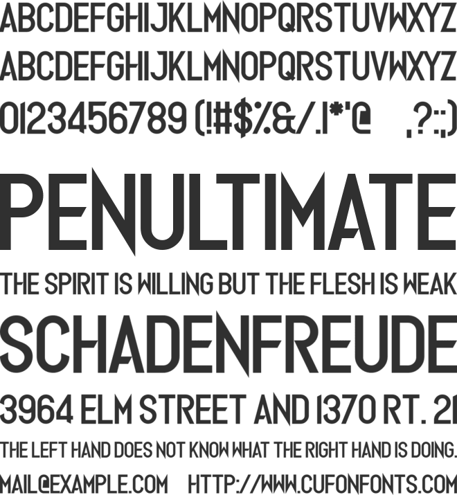 Europhonic font preview