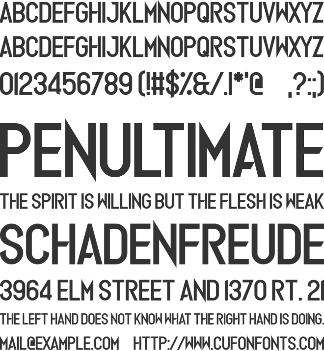 Europhonic font preview