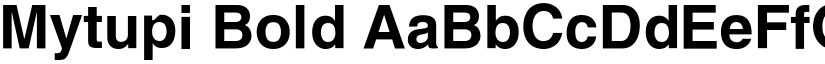 Mytupi Bold font
