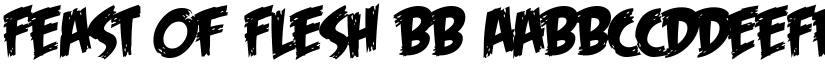 Feast of Flesh BB font
