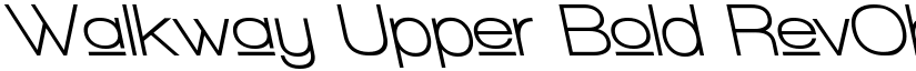 Walkway Upper Bold RevOblique Regular font