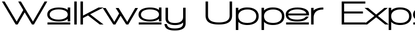 Walkway Upper Expand Ultra Regular font