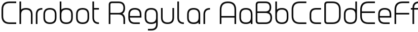 Chrobot font download