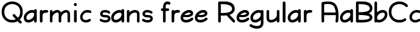 Qarmic sans free Regular font
