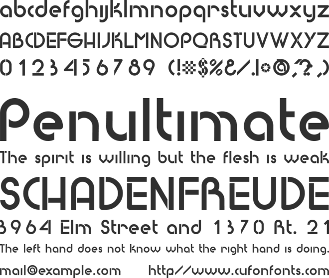 Baby Face font preview