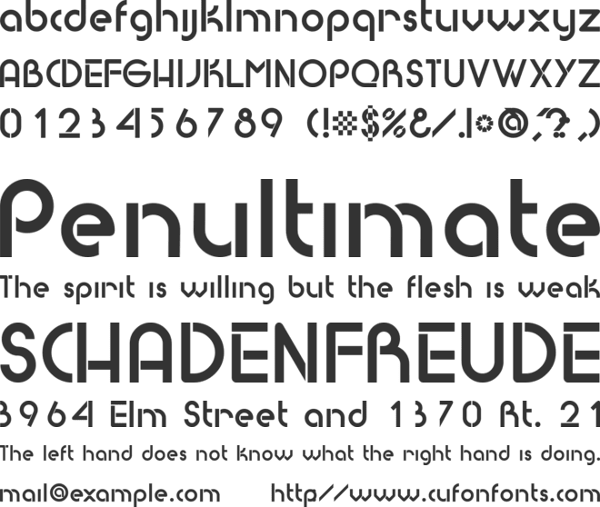 Baby Face font preview