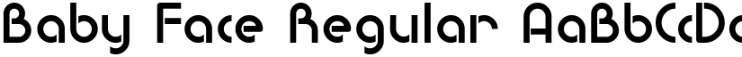 Baby Face Regular font