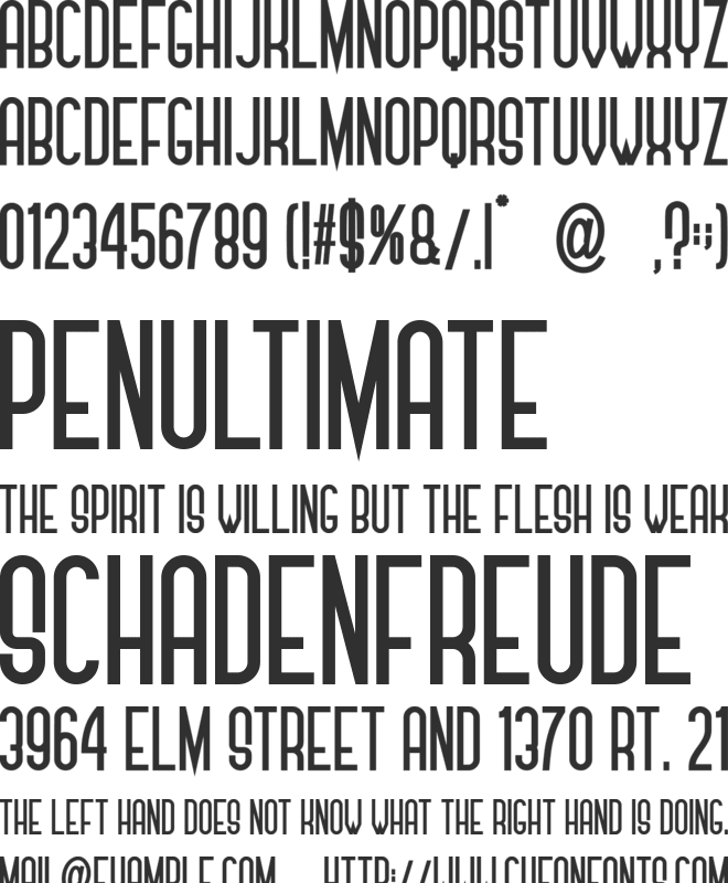 Positive Vibes font preview