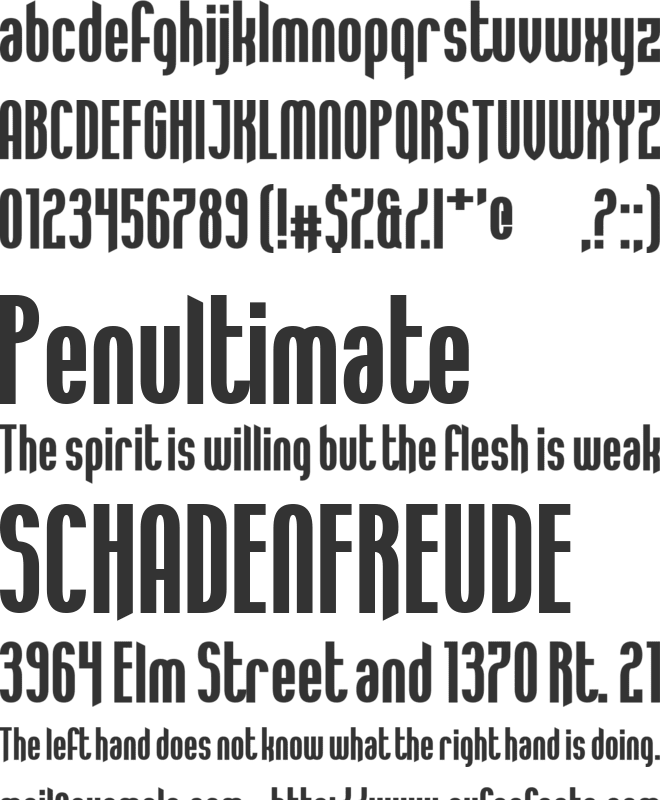 Aquamarina font preview