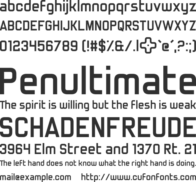 Truly Madly Dpad font preview