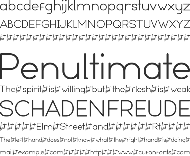 Leal font preview