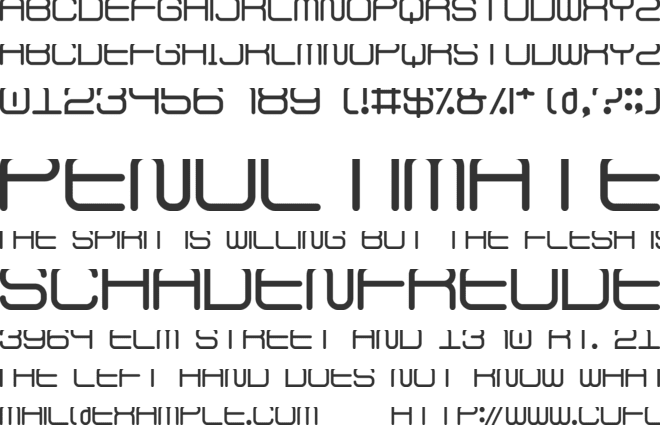 Comicool Unicase font preview