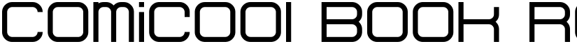 Comicool Book Regular font