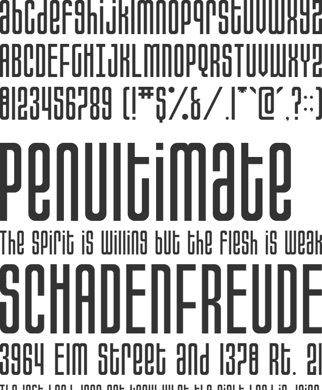 Chisato font preview