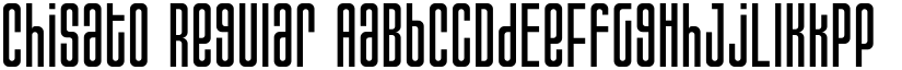 Chisato Regular font