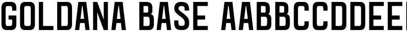 Goldana Base font