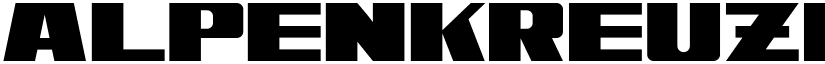 Alpenkreuzer Regular font
