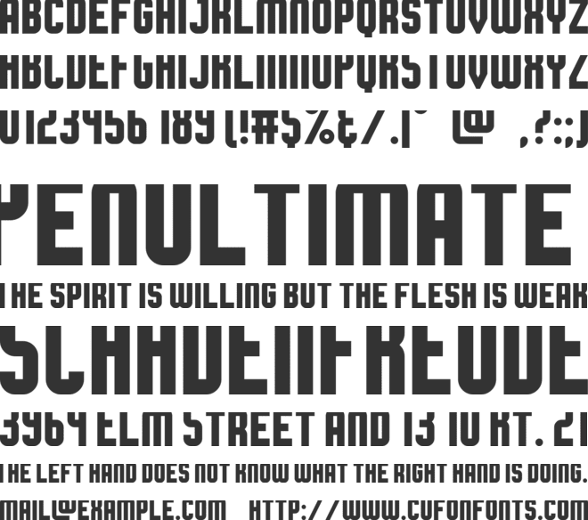 Broadsheet Bubble font preview