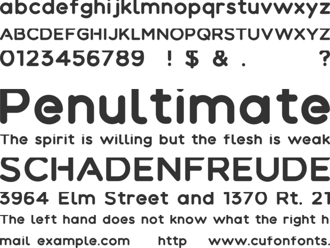 ColorTube font preview