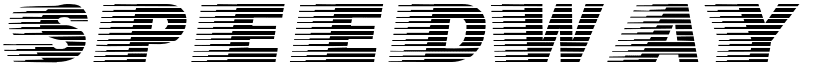 Speedway Regular font