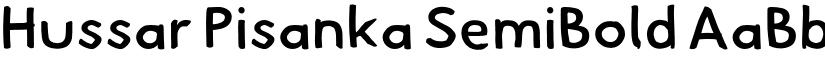 Hussar Pisanka SemiBold font