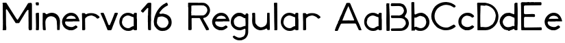Minerva16 Regular font