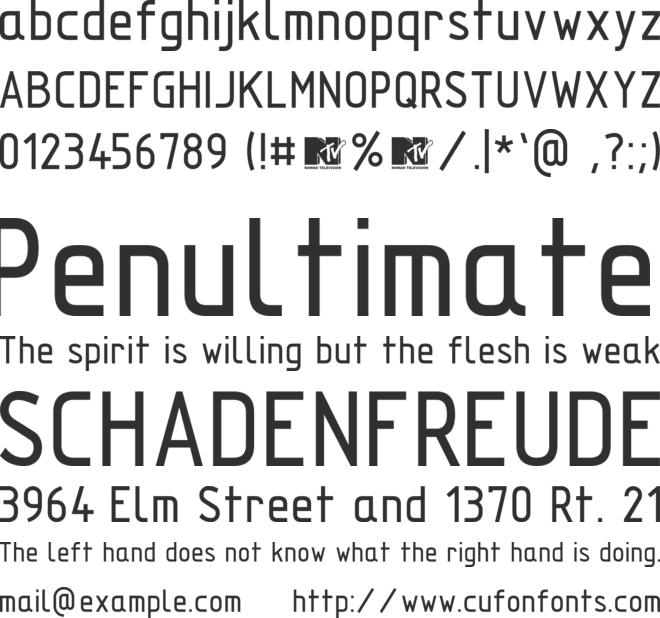 TechnicznaPomoc font preview