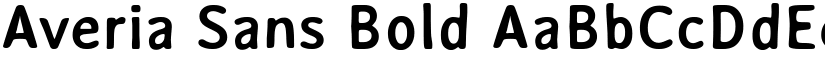 Averia Sans Bold font