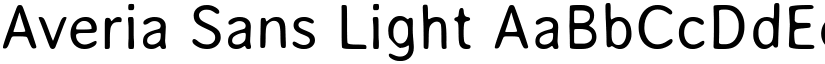 Averia Sans Light font