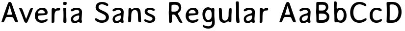 Averia Sans Regular font