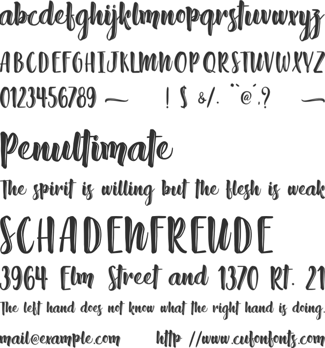 Absolute Pink - Personal Use font preview