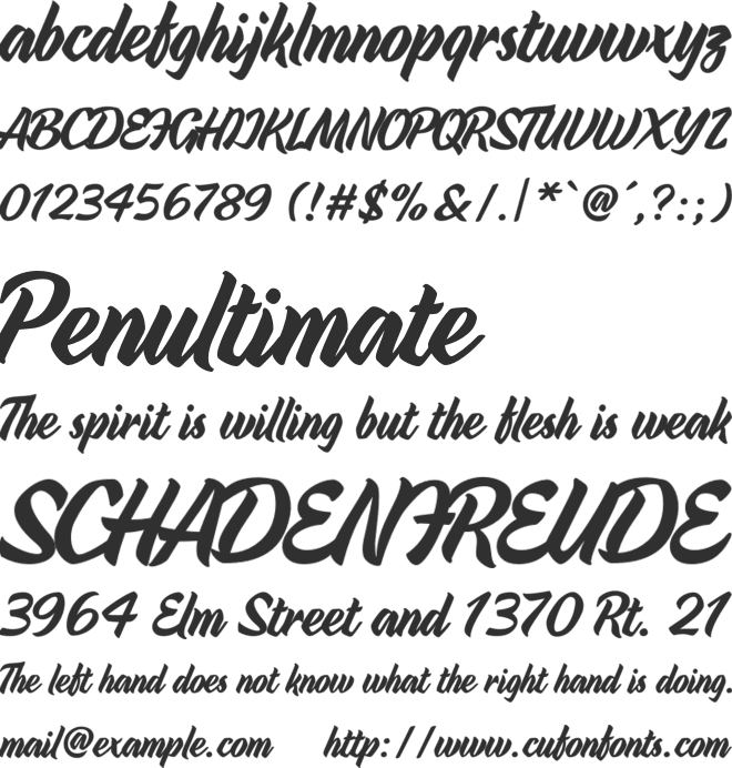 Urbax Personal Use font preview