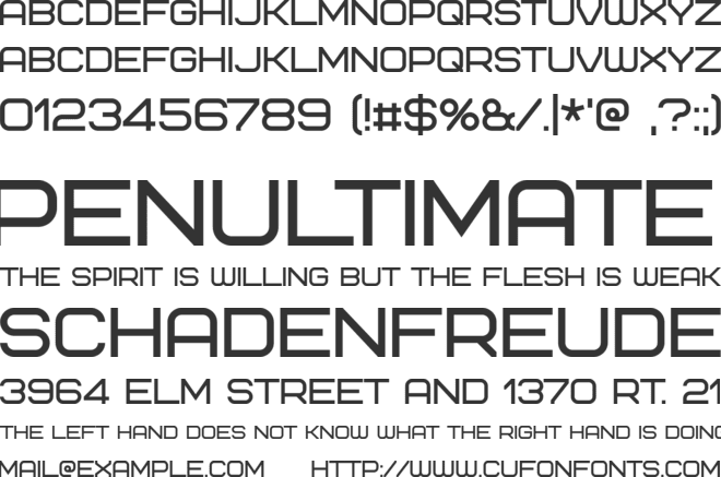 Bicubik font preview