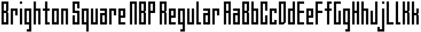 Brighton Square NBP Regular font