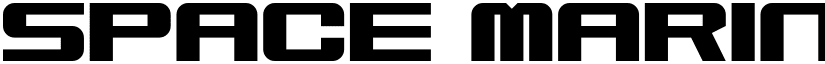 Space Marine Regular font