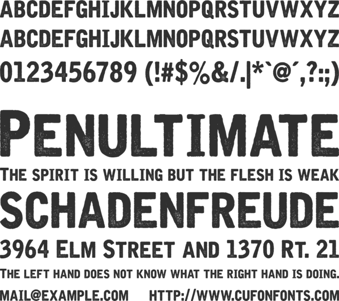 Iron & Brine font preview