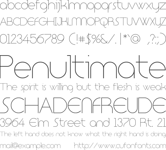 Resselle font preview