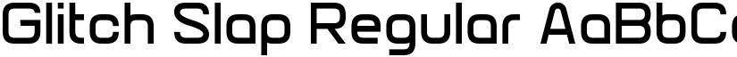 Glitch Slap Regular font