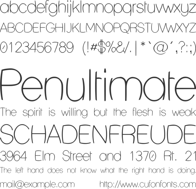 Lane Humouresque font preview