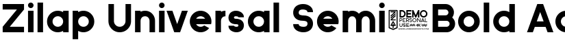 Zilap Universal Semi-Bold font