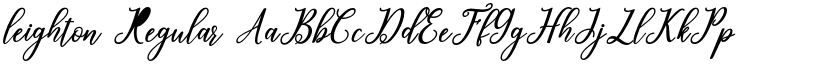 leighton Regular font