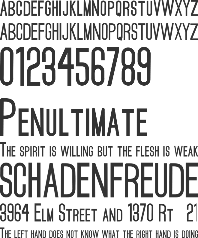 Movie Posters Delight font preview