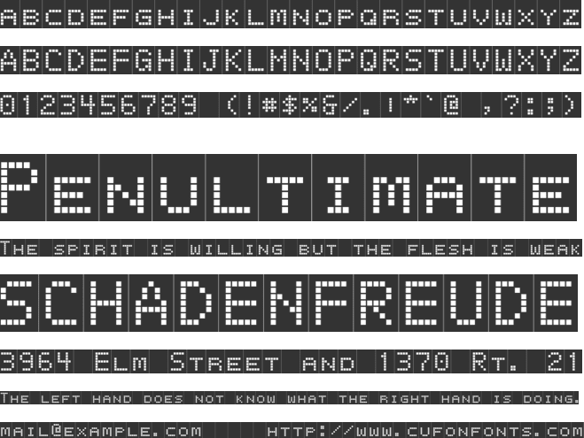 ErbosDraco Nova NBP font preview