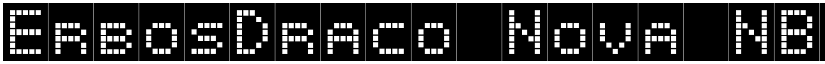 ErbosDraco Nova NBP Regular font