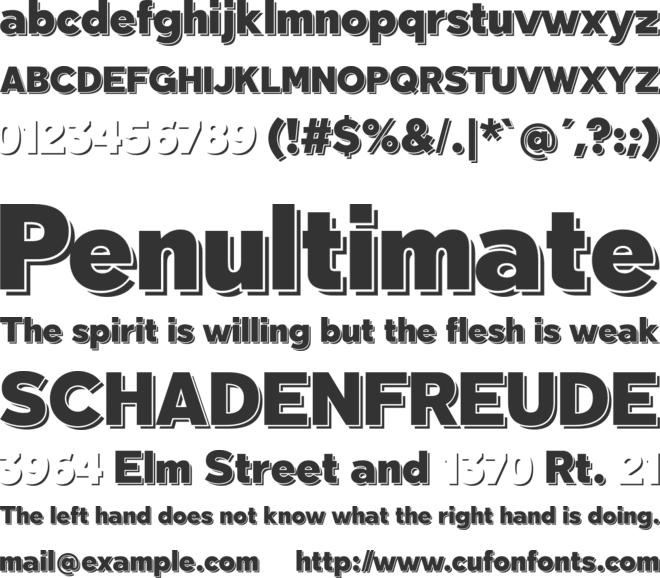 Tabarra font preview