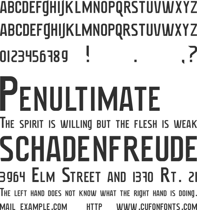magicaltheory font preview