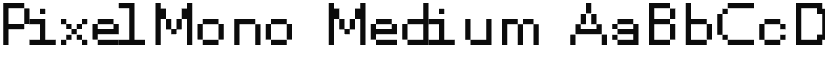 PixelMono font download
