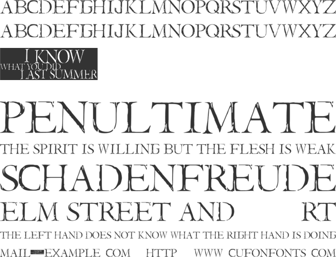 I still know font preview